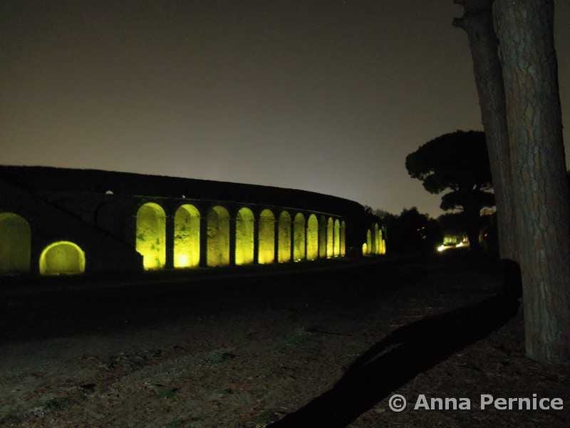 Scavi di Pompei by night