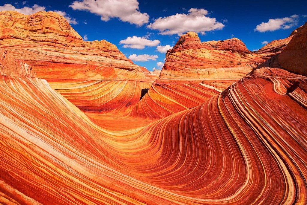 The wave l'onda perfetta nel Grand Canyon